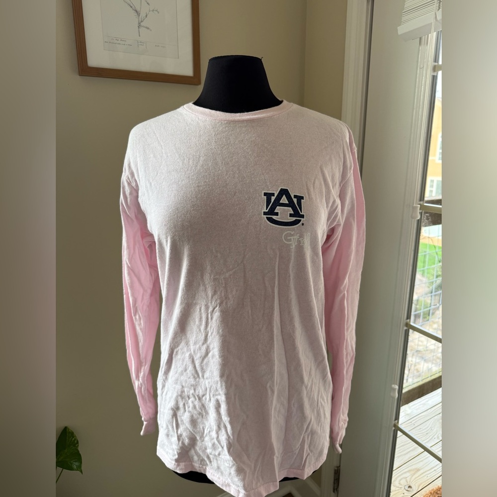 Auburn University Pink Long Sleeve Shirt